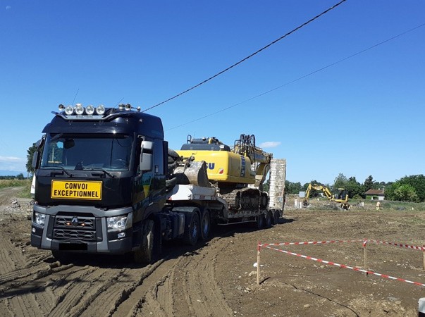 Camion porte char